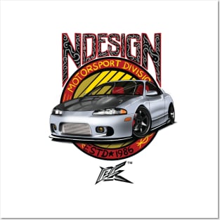 mitsubishi eclipse Posters and Art